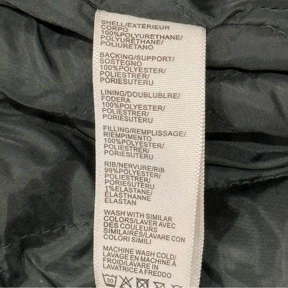 Hudson Womens Oversized Faux Leather Bomber Jacket Medium Black Shearling Edgy - Picture 14 of 15